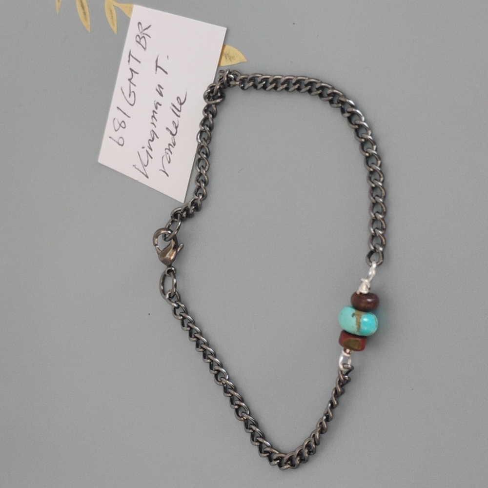 Kingman Turquoise Bracelet - Picture 2 of 7